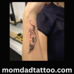 Mom Dad Tattoo | 50+ Dad Mom Tattoos To Show Their Love 20 Mom In heart with Dad Tattoo, mom Dad tattoo