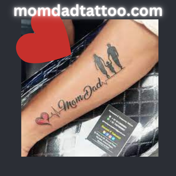 50+ Top MOM DAD TATTOO Download Images 6 Heart design-MOM DAD TATTOO